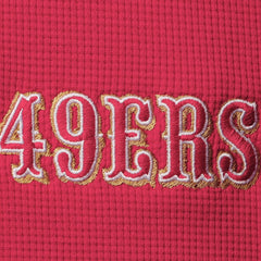 San Francisco 49ers Dunbrooke Logo Maverick Thermal Henley Long Sleeve T-Shirt - Scarlet T-shirts