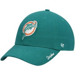 Miami Dolphins '47 Women's Miata Clean Up Adjustable Hat - Aqua Hats