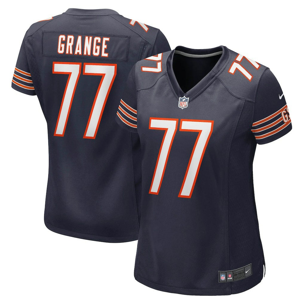 Red Grange Chicago Bears Women's Retired Player Jersey - Navy Jerseys