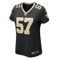 Rickey Jackson New Orleans Saints Women's Retired Player Jersey - Black Jerseys