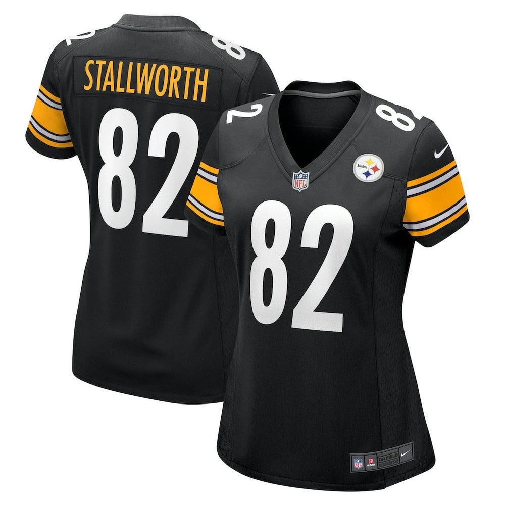 John Stallworth Pittsburgh Steelers Women's Retired Player Jersey - Black Jerseys