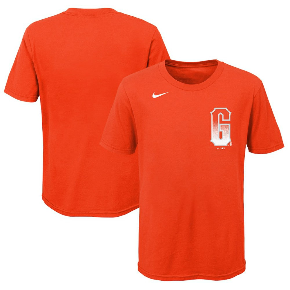 San Francisco Giants Nike Youth City Connect Wordmark T-Shirt - Orange T-shirts