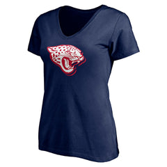 Jacksonville Jaguars Women's Red White and Team V-Neck T-Shirt - Navy T-shirts