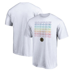 Boston Bruins City Pride T-Shirt - White | US 4257392