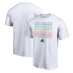Colorado Avalanche City Pride T-Shirt - White | US 4257397