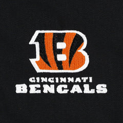 Cincinnati Bengals Dunbrooke Big & Tall Dakota Canvas Hoodie Full-Zip Jacket - Black Hoodies