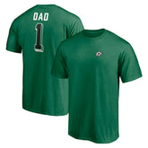 Dallas Stars Number One Dad Logo T-Shirt - Green | US 4258757