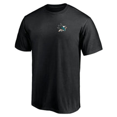 San Jose Sharks Number One Dad Logo T-Shirt - Black | US 4258771