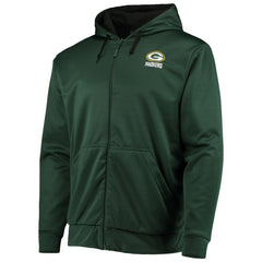Green Bay Packers Dunbrooke Apprentice Full-Zip Hoodie - Green/Black Hoodies