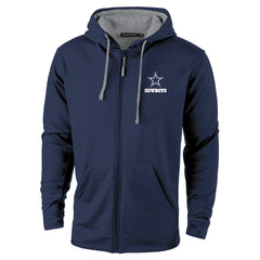 Dallas Cowboys Dunbrooke Apprentice Full-Zip Hoodie - Navy/Gray Hoodies