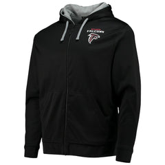 Atlanta Falcons Dunbrooke Apprentice Full-Zip Hoodie - Black/Gray Hoodies