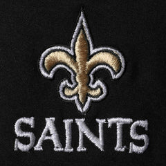 New Orleans Saints Dunbrooke Shag Tri-Blend Full-Zip Raglan Hoodie - Black Hoodies