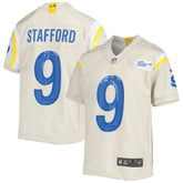 Matthew Stafford Los Angeles Rams Youth Game Jersey - Cream Jerseys