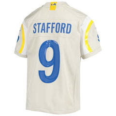 Matthew Stafford Los Angeles Rams Youth Game Jersey - Cream Jerseys
