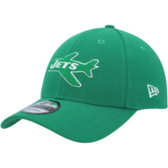 New York Jets New Era Plane The League 9FORTY Adjustable Hat - Kelly Green Hats