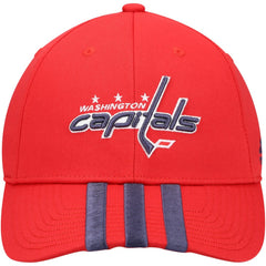 Washington Capitals adidas Locker Room Three Stripe Adjustable Hat - Red | US 4265715