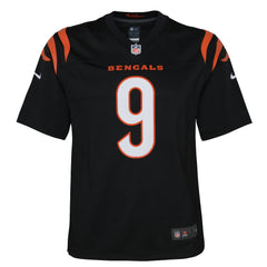 Joe Burrow Cincinnati Bengals Youth Game Jersey - Black Jerseys