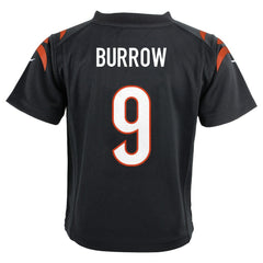 Joe Burrow Cincinnati Bengals Preschool Game Jersey - Black Jerseys
