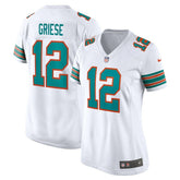 Bob Griese Miami Dolphins Women's Retired Player Jersey - White Jerseys