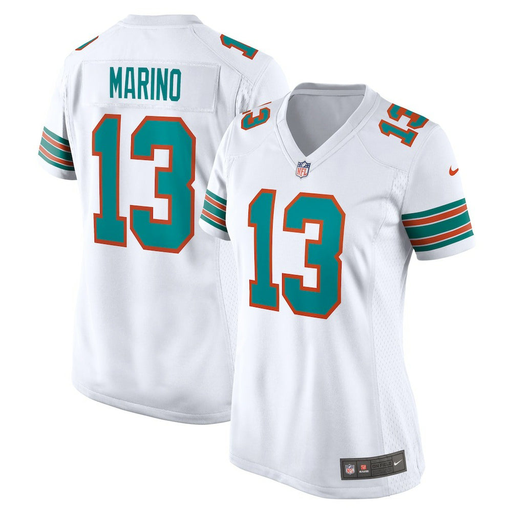 Dan Marino Miami Dolphins Women's Retired Player Jersey - White Jerseys