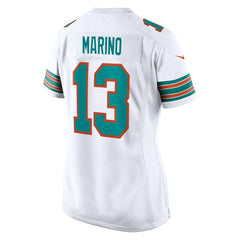 Dan Marino Miami Dolphins Women's Retired Player Jersey - White Jerseys