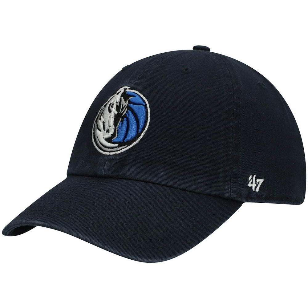 Dallas Mavericks '47 Core Logo Clean Up Adjustable Hat Navy - 47 brand