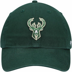 Milwaukee Bucks '47 Core Logo Clean Up Adjustable Hat Hunter Green - 47 brand