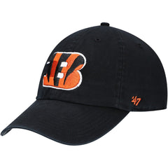 Cincinnati Bengals '47 Youth Logo Clean Up Adjustable Hat - Black Hats