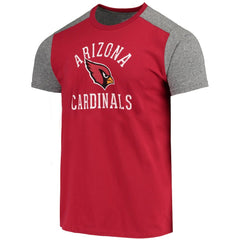 Arizona Cardinals Majestic Threads Field Goal Slub T-Shirt - Cardinal/Gray T-shirts