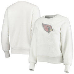 Arizona Cardinals Touch Women's Milestone Tracker Pullover Sweatshirt - White Pullover