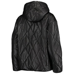 Las Vegas Raiders MSX by Michael Strahan Women's Charlotte Full-Zip Hoodie Puffer Jacket - Black Hoodies
