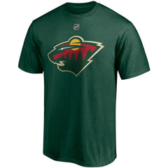 Kirill Kaprizov Minnesota Wild Fanatics Authentic Stack Name & Number T-Shirt - Green | US 4274751