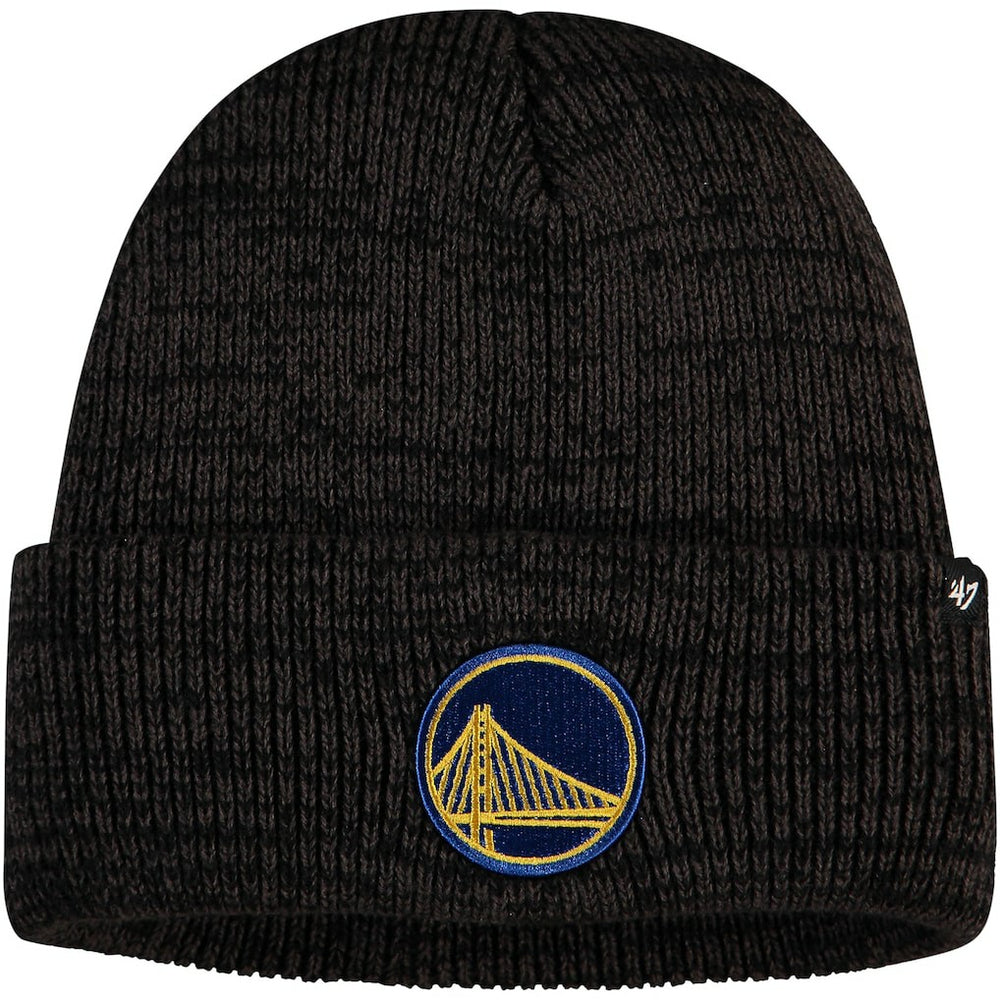 Golden State Warriors '47 Brain Freeze Cuffed Knit Hat Black - 47 brand outlet