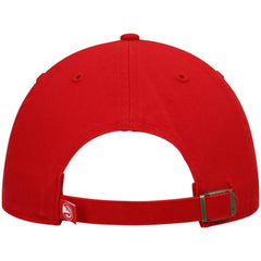 Atlanta Hawks '47 Core Logo Clean Up Adjustable Hat Red - 47 brand