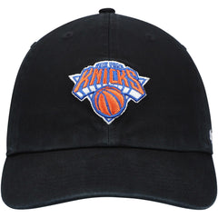 New York Knicks '47 Core Logo Clean Up Adjustable Hat Black - 47 brand