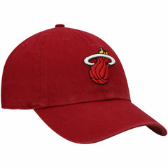 Miami Heat '47 Core Logo Clean Up Adjustable Hat Red - 47 brand outlet