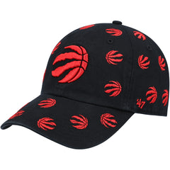 Toronto Raptors '47 Confetti Cleanup Adjustable Hat Black - 47 brand