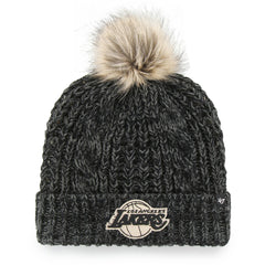 Los Angeles Lakers '47 Women's Meeko Cuffed Knit Hat with Pom Black - 47 brand