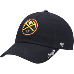 Denver Nuggets '47 Women's Miata Clean Up Logo Adjustable Hat Navy - 47 brand