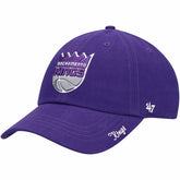 Sacramento Kings '47 Women's Miata Clean Up Logo Adjustable Hat Purple - 47 brand