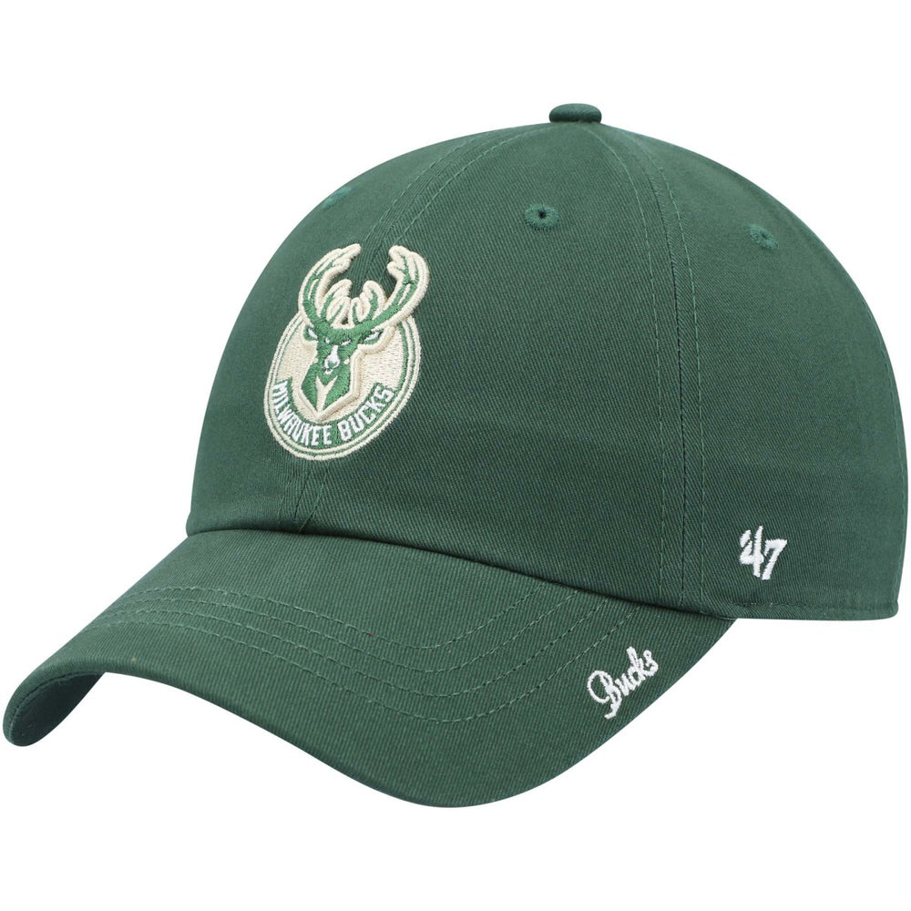 Milwaukee Bucks '47 Women's Miata Clean Up Logo Adjustable Hat Hunter Green - 47 brand