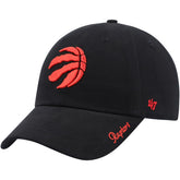 Toronto Raptors '47 Women's Miata Clean Up Logo Adjustable Hat Black - 47 brand