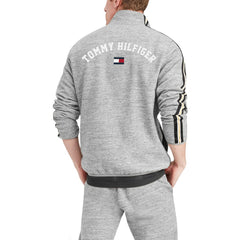 New Orleans Saints Tommy Hilfiger Mario Quarter-Zip Jacket - Heathered Gray Jackets