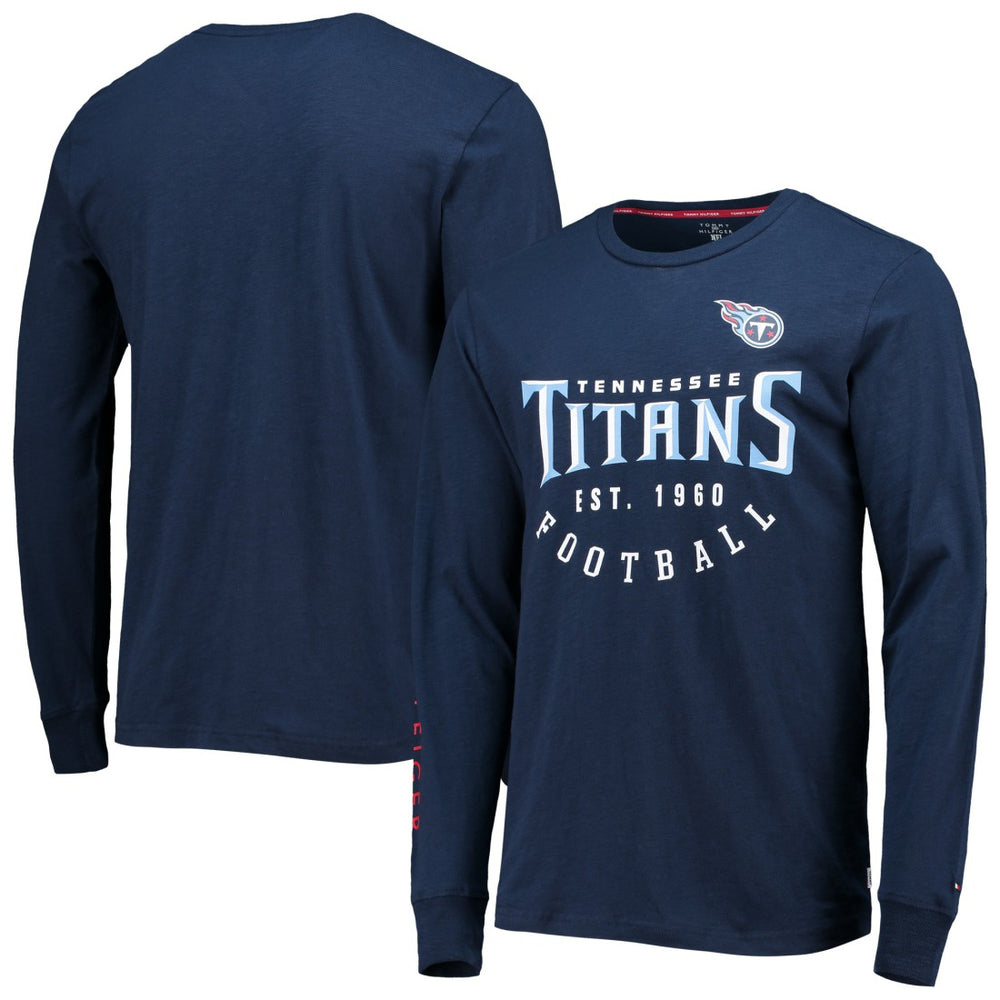 Tennessee Titans Tommy Hilfiger Peter Long Sleeve T-Shirt - Navy T-shirts