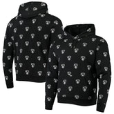 Brooklyn Nets The Wild Collective Unisex Allover Logo Pullover Hoodie Black