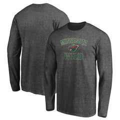 Minnesota Wild Victory Arch Long Sleeve T-Shirt - Charcoal | US 4282225
