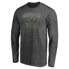 Minnesota Wild Victory Arch Long Sleeve T-Shirt - Charcoal | US 4282225