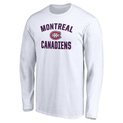 Montreal Canadiens Victory Arch Long Sleeve T-Shirt - White | US 4282483