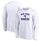 New York Rangers Victory Arch Long Sleeve T-Shirt - White | US 4282487