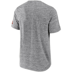 Cleveland Browns NFL x Darius Rucker Collection Slub Henley T-Shirt - Heathered Gray T-shirts